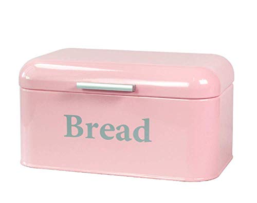 TYAGY Küchenbrotbehälter, Brotaufbewahrungsbehälter, Brottopf, Beste Aufbewahrung für Brote, Gebäck, Kuchen, Brötchen und Kekse,-Pink