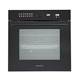 Respekta Glas-Einbaubackofen autark AB900-19 in schwarz/A+ / 71 Liter Garraum / 14 Beheizungsarten/Vierfachverglaste Tür/Pyrolyse-Reinigung und Airfry Funktion/Inkl. Airfry-Grillblech