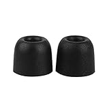 Hemobllo Kopfhörertipps Memory Foam-Tipps Ohrpolster für alle In-Ear-Kopfhörer Headset Kopfhörer 4,9 mm Größe M 5 Paar (schwarz)