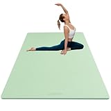 ZORVYX Yogamatte Dicke XXL 200×100cm TPE 10mm Dick Sportmatte Rutschfest Bequem für Zuhause und Freien, Fitness Yoga Aerobic Pilates Bewegung Training