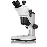 Bresser Mikroskop Science ETD-301 7-63x Trino Zoom Stereomikroskop mit hohem Arbeitsabstand (100mm) und Kameraanschluss, 5806300