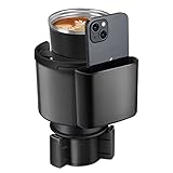 TYKOR Auto Getränkehalter, Becherhalter Auto mit Verstellbarer Basis, Flaschenhalter Auto Kompatibel mit Stanley 0.4/0.47/0.75/0.89/1.2L, Andere Große Flaschen 0,4-1,5 L (7,0-10,7 cm)