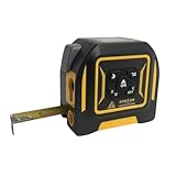 Miangerrn 3-in-1-Laser-Entfernungsmesser, 40 m Reichweite mit 5 m Maßband, Schwarz und Gelb