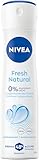 NIVEA Fresh Natural Deospray, Deo ohne Aluminium (ACH) mit sanfter Pflege, antibakterielles Deodorant mit 48h Schutz und einzigartiger INFINIFRESH Formel (150 ml)