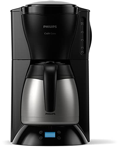 Philips HD7549/20 Kaffeemaschine Gaia, programmierbar, mit Thermokanne, schwarz