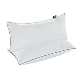 Makimoo Kopfkissen 80x40 cm 2er Set mit abziehbarem Bezug, Antimilben und antibakteriell Schlafkissen, Bett-Kissen, Mikrofasern, hypoallergen, super weich Kissen