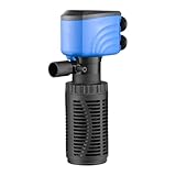 Duroecsain Aquarium Pumpe und Filtersystem | Teichfilter Für Zirkulation & Sauerstoffanreicherung | Reinigungsmaschine Für Aquarien Für Zuhause Arbeitsplatz Und Wohnzimmer