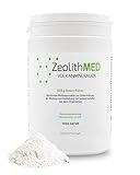 Zeolith MED Detox-Pulver, Medizinprodukt, Apothekenqualität, Vergleichssieger, Entgiftung von Schwermetallen, Entgiftungskur, Vulkanmineralien, Heilerde, Darmreinigung (650g)