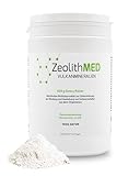 Zeolith MED Detox-Pulver 650g, Medizinprodukt, Apothekenqualität, Vergleichssieger, Darmreinigung, Entgiftung von Schwermetallen, Entgiftungskur, Vulkanmineralien, Heilerde, Darmreinigung