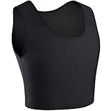 XUJI Brust Binder für Transgender FTM Trans Cosplay Half Kompression Binder (B, S)