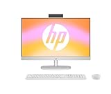HP All-in-One Desktop-PC,23,8' FHD Display, AMD Ryzen 5 7520U, 8 GB DDR5 RAM, 512 GB SSD, AMD Radeon-Grafikeinheit, Windows 11 Home, QWERTZ, Weiß, [Exklusiv bei Amazon]