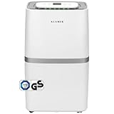 KLAMER Luftentfeuchter elektrisch 25L, 195m³ Luftumwälzung pro Stunde, 420W starker Raumentfeuchter, Entfeuchter mit bis zu 5,5 Liter Fassungsvermögen