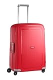 Samsonite S'Cure - Hartschalenkoffer 69 cm Mittelgroß - Trolley Koffer mit 4 Rollen, TSA-Schloss, Leicht - 79 L - Rot (Crimson Red)
