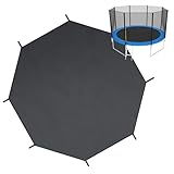 Trampolin Abdeckplane, Sonnenschutz Zubehör Regendichtes Ersatzteil Wasserdichte Schutzhaube Für Trampolin Oberteil, Für 240cm 300cm 360cm 430cm