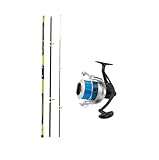 A&M Angelsport Brandungscombo 4,20m / bis 250g + Weitwurfrolle + Schnur Surfcombo Set