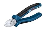 Bosch Professional 200mm Spitzzange (gerade, Chrom-Vanadium Stahl, gummierte Grifffläche)