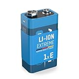ANSMANN Extreme Lithium Batterie 9V E-Block 1er Pack - hohe Kapazität, extrem leich, 700% mehr Power