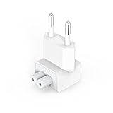 Powice für Apple Power Adapter, Apple Stecker, MacBook Ladegerät Apple, AC Adapter Geeignet als Ersatz für das Apple Netzteil, Apple iPad-Ladestecker(Weiß)
