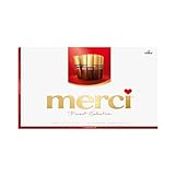 merci Finest Selection Große Vielfalt – 1 x 400g – Gefüllte und nicht gefüllte Schokoladen-Spezialitäten
