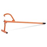 VEVOR Fällheber, 1219 mm, robuster Stammheber mit Metallgriff, Stammwender mit verstellbarem Wendehaken, Fällhilfe für Stämme bis zu φ 38 cm, Holzheber zum Rollen, Schneiden & Anheben von Stämmen