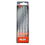 Valex SDS-Plus Wandbohrer 4 Schneidkanten Serie, 160 mm Länge, 4 Stück