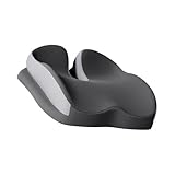 Arbeitsstuhlkissen – orthopädisches Sitzkissen | Stuhlrückenstütze | Steißbeinsitzkissen, Druckentlastung, ergonomisches Stützkissen für Heimstuhl, Cha