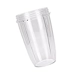 COLLBATH 2 Stück Hoher Ersatzbecher aus Bpa Freiem Kunststoff für Pro Mixer Großer Leichter Shaker Behälter Spülmaschinenfest Schadstofffrei und Einfach zu Reinigen