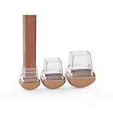 JCrunaway Stuhlbeinkappen Stuhlbeinschoner Eckig,Kugelförmig Schutzkappen für Schräge/Senkrechte Stuhlbeine Durchmesser von 25-30mm,Verschleißfeste Filzgleiter für Stühle/Tisch