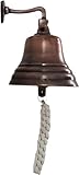 Hausbar-Zubehör – Last Order Bell – Kneipenglocke, Wandglocke mit lautem Klang, ideal für Weihnachten, Empfänge, Kneipen – Bronzeglocke, 10 cm