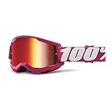 100% Herren Schichten 2 Maske, Fletcher – Spiegelrote Linse, Einheitsgröße