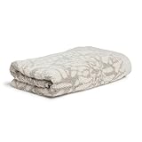 Möve Brooklyn Botanic Handtuch 50 x 100 cm aus 85% Baumwolle / 10% Viskose / 5% Leinen, Nature/Cashmere