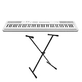 Kurzweil KAS1-WH Stage Piano Keyboard Weiss 88 Tasten mit keepdrum Keyboardständer