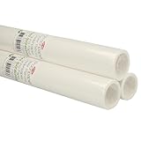 Schnittmusterpapier Breite 100cm 2 Rollen zu je 10 Meter - Schnittmuster Kopierpapier Pauspapier Zeichenpapierrolle Transparentpapier