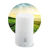 Gatuida USB Aroma Diffuser Ultrasonic Luftbefeuchter für Auto Zuhause Büro Yoga mit Aromatherapie Funktion für Entspannende und Hautbefeuchtung