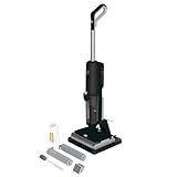 Hoover Nass Trockensauger kabellos I Akku Saugwischer mit 2 Rollen für Hartböden I 2in1 Nasssauger: Staubsauger & Mopp, Intelligente Schmutzerkennung, Selbstreinigungsfunktion [HW500]
