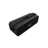 Klipsch Detroit, tragbarer Bluetooth-Lautsprecher mit Zwei 2,5 cm Hochtönern, 7,6 cm Tieftönern, IP67 Wasserfestigkeit und 20 Stunden Akkulaufzeit. Live-Konzert-Erlebnis. Farbe: Schwarz.