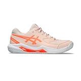 ASICS Damen Gel-Dedicate 8 Clay Sneaker, Pearl Pink Sun Coral, 39 EU