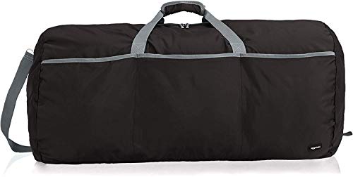 Amazon Basics - Seesack / Reisetasche, groß, 98 l, Schwarz