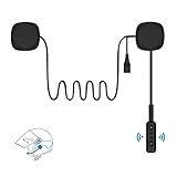 3T6B Motorrad Bluetooth Headsets 5.0Funkkopfhörer Motorrad Sturzhelm zubehör, kabellos, Freisprecheinrichtung, Musikanrufsteuerung mit Mikrofon, Weitgehend kompatibel mit verschiedenen