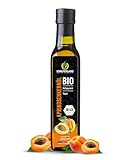 Kräuterland Bio Aprikosenkernöl 250ml - Aprikosenöl kaltgepresst, naturrein - Speiseöl zum Kochen & Backen, Naturkosmetik für Haut & Haare in Premium Qualität