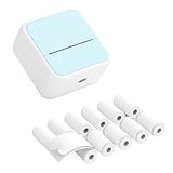 Bisofice S1 Mini Drucker für Smartphone mit 11 Rollen Druckerpapier