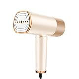 Dampfglätter 1500W, 168ML Tragbarer Klappbarer Steamer Dampfbürste Faltenentferner, Metall-Dampfplatte, Abnehmbarer Wassertank, Druckerhöhter Dampf für Zuhause, Reisen, Büro