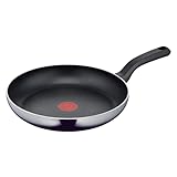 Tefal Resist Bratpfanne 28 cm, Aluminiumpfanne Induktion, Thermo-Signal bei idealer Brattemperatur, besonders robust, Antihaftversiegelung, leichte Reinigung, für alle Herdarten geeignet, D52606