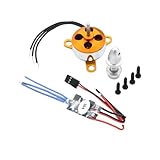 A1504 2200KV 2700KV 2900KV 3200KV 9G bürstenloser Motor mit Halterung, ausgestattet mit 10A ESC, passend for RC-Drohnen, Hubschrauber, Quadcopter, UFO(A1504 2200KV 10A)
