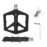 Rutschfeste Fahrradpedale, flache Plattform, abgedichtetes Lager, 9/16 Zoll Gewinde, Mountainbikes, Fußstütze, Fahrräder