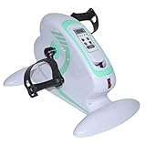 Pedal Exerciser Mini Exercise Bike Portable Pedal Cycle Exercise Bike Adjustable Resistance with LCD Display