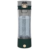 GOSOIT Wasserstoff Wasser Flasche Generator Ionisator Alkalischer Basischen Wasser Maschine Maker Mit SPE PEM Technik (Grün)