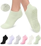 Stoppersocken Damen, Yoga Socken Rutschfeste Socken für Pilates Barre Ballett Tanz Trampolin Krankenhaus Barfuß