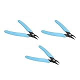 Nagelknipser, Nagelhautschneider, Inline-Feder, 3 Stück, Rutschfester Nagelhautschneider (BLUE)