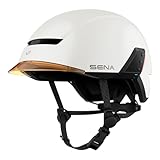 Sena U1 E-Bike Smart Fahrradhelm mit Mesh 2.0 Intercom (Mattweiß, L)